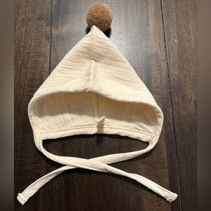 Quincy Mae 0-3 month Sleeper Cap with Bauble